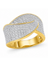 D-Accent and 14K Two-Tone Plated Glamour Ring