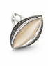 Freshwater Pearl Marcasite and Sterling Ring