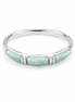 Amazonite and Sterling Band Ring