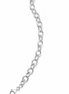 Sterling Dual Textured Rope Link Bracelet 7.5 inches