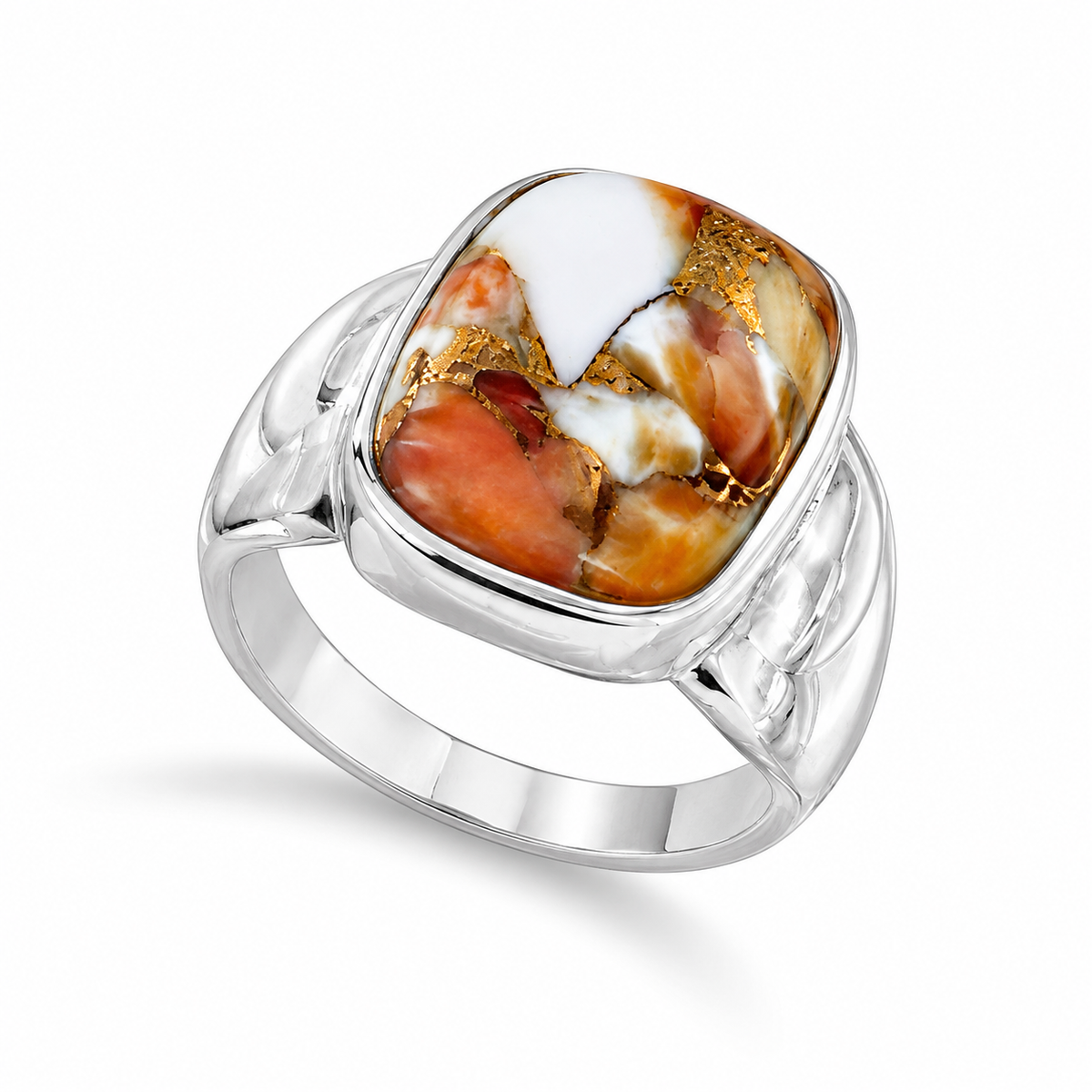 Spiny Oyster and Sterling Ring