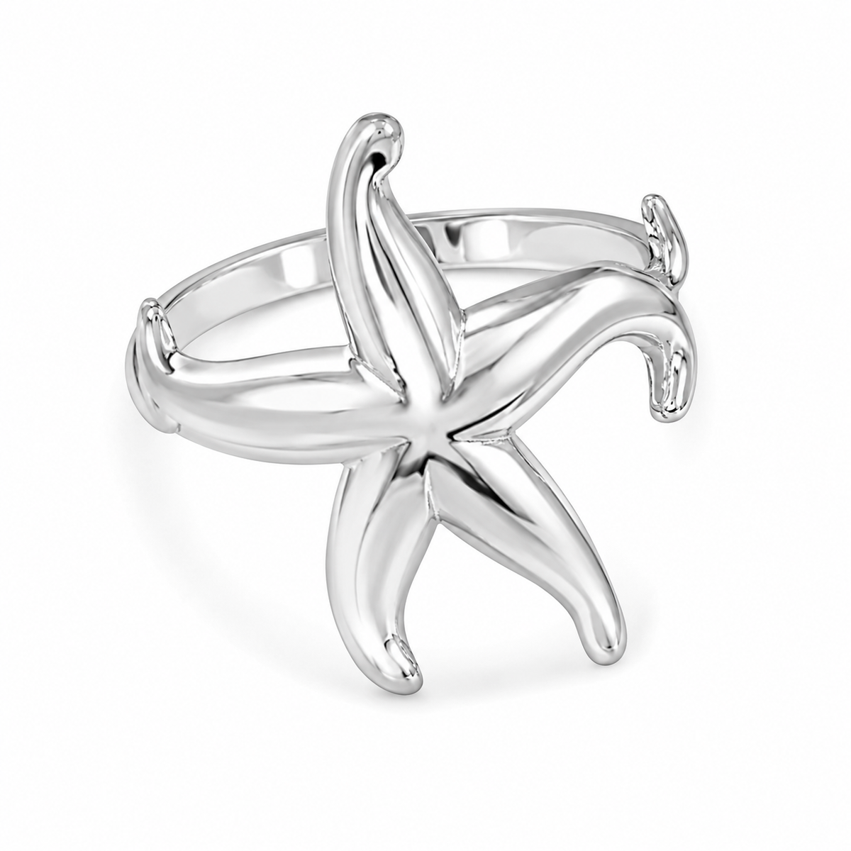 Sterling Starfish Ring