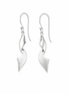 Sterling Textured and Swirled Earrings