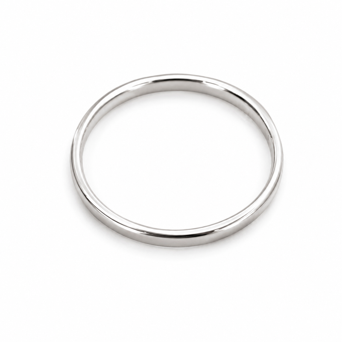Hammered Sterling Stackable Band Ring