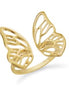 Gold over Sterling Open Butterfly Ring