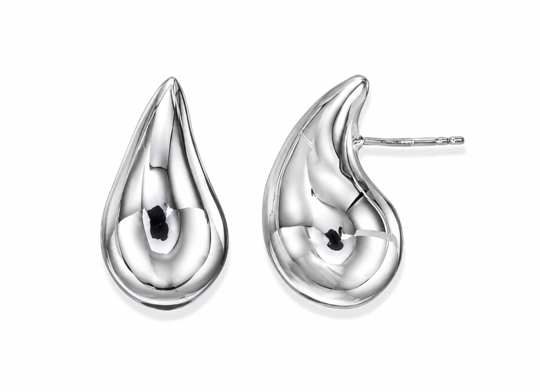 Sterling Bottega Post Earrings
