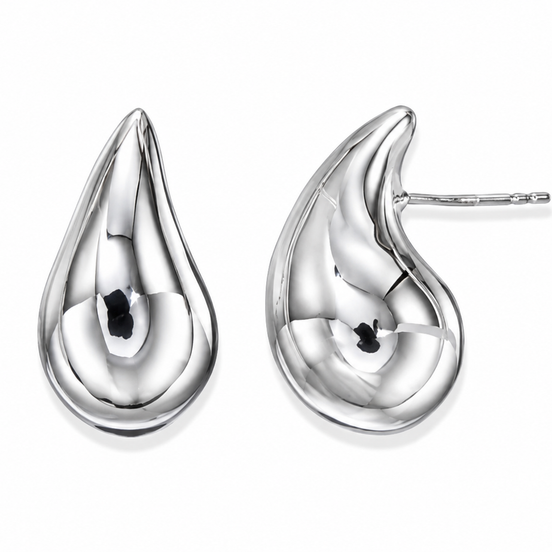 Sterling Bottega Post Earrings