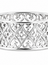 Sterling Intricate Lace Wide Band Ring