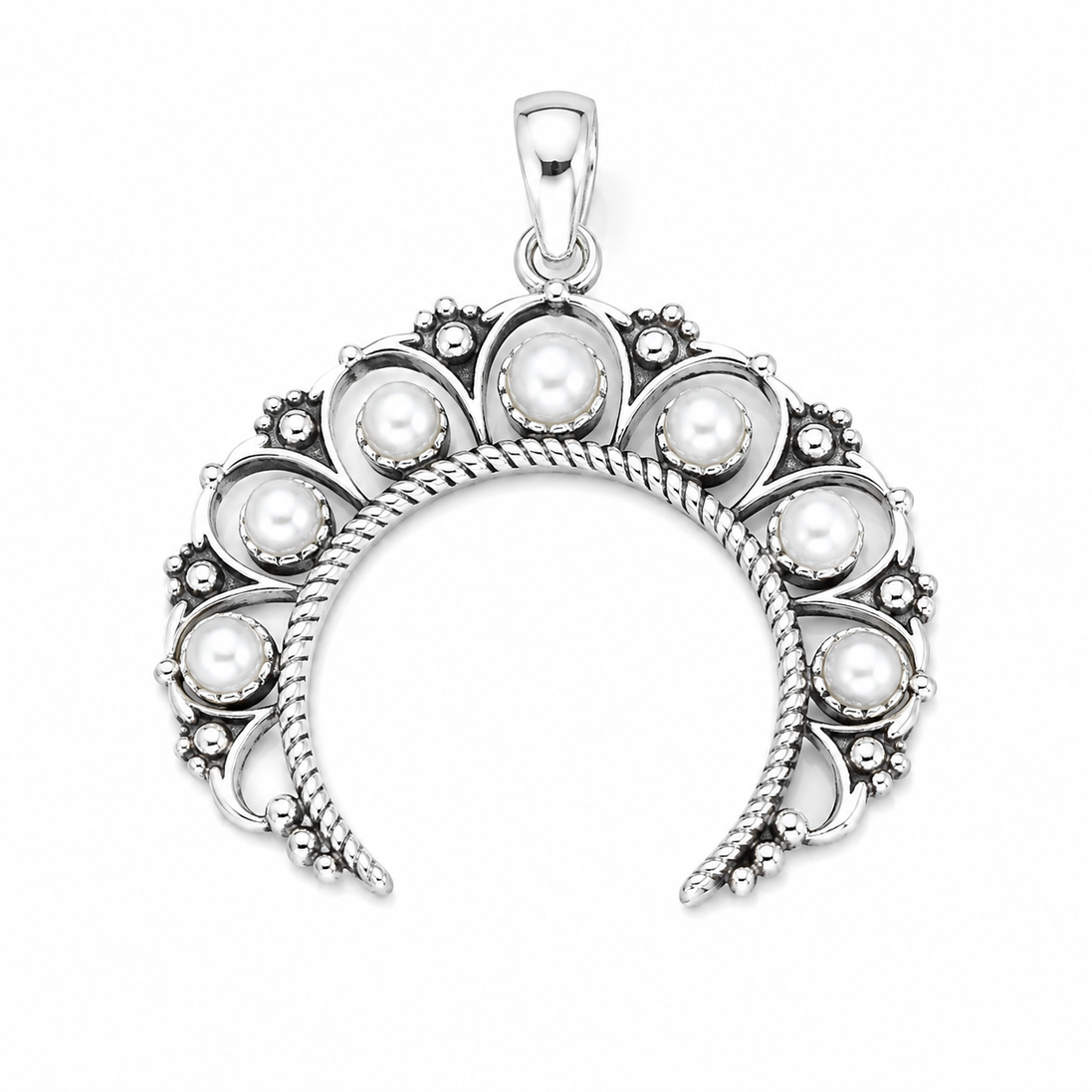 Cultured Freshwater Pearl and Sterling Pendant