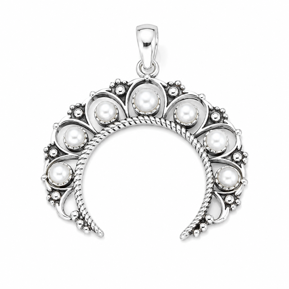 Cultured Freshwater Pearl and Sterling Pendant