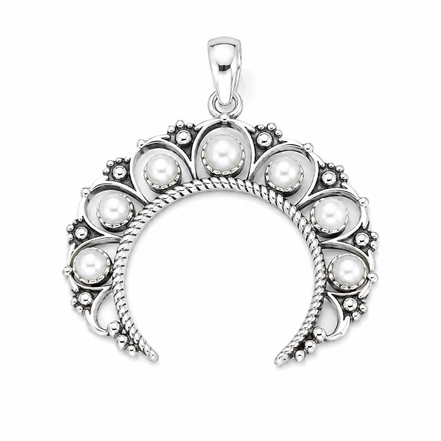 Cultured Freshwater Pearl and Sterling Pendant