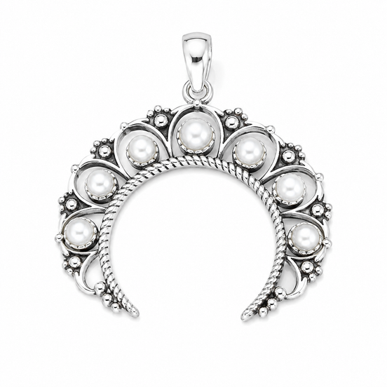 Cultured Freshwater Pearl and Sterling Pendant