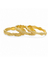 Gold over Sterling Stackable Rings Set of 3
