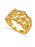 14K Gold over Sterling Around the Vine Ring