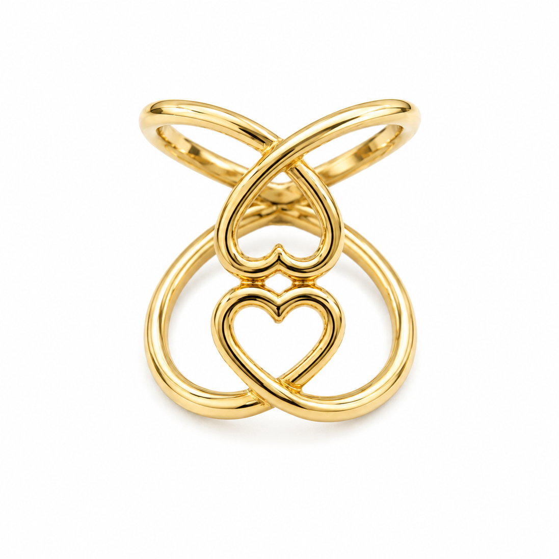 Double Heart Ring