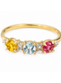 CZ Three Stone Ring