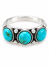 Southwestern Turquoise Friendship Ring
