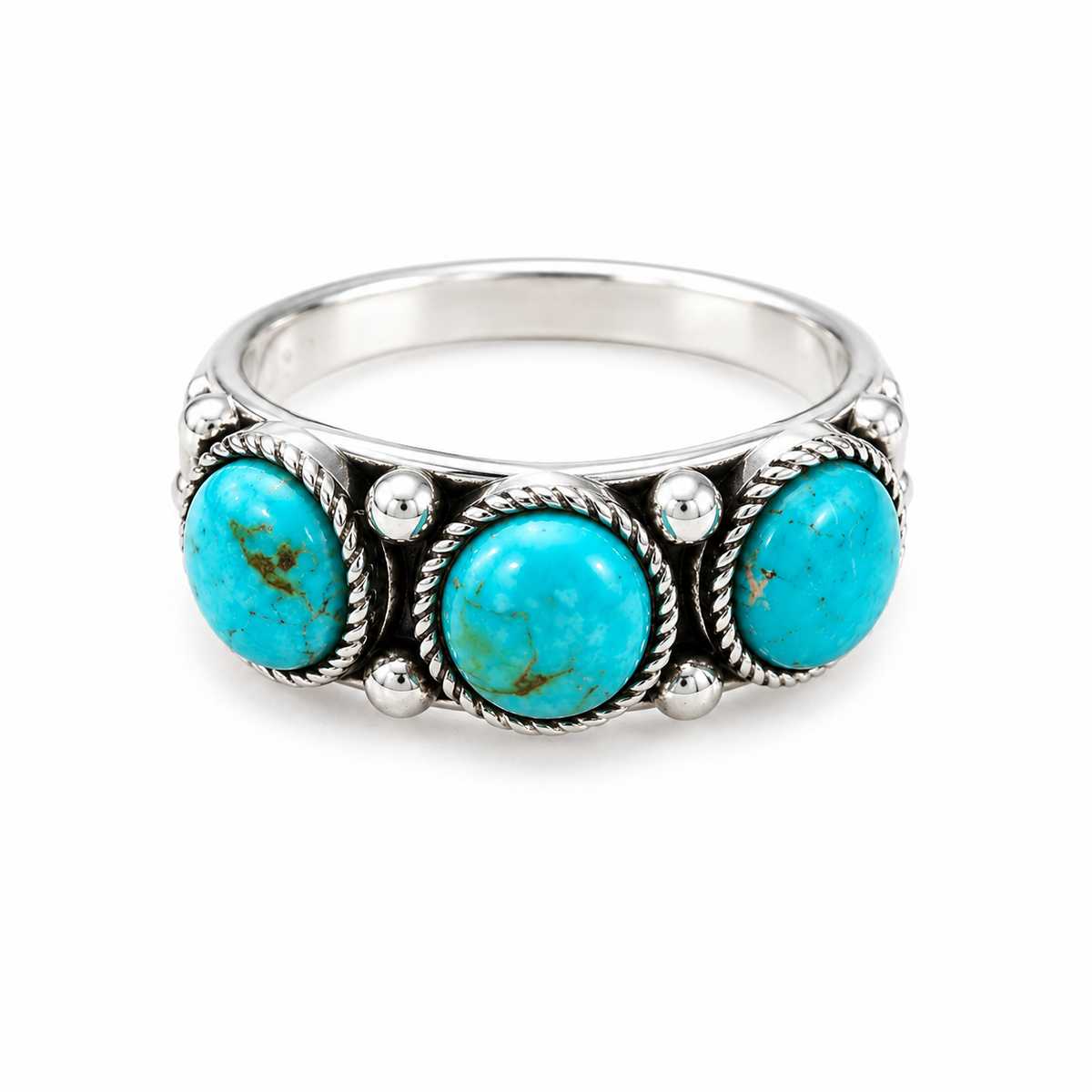 Southwestern Turquoise Friendship Ring