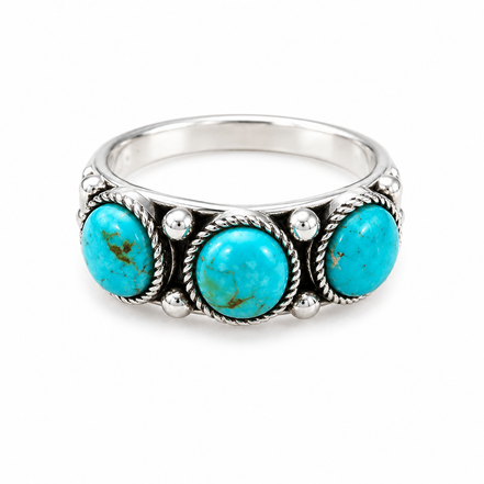 Southwestern Turquoise Friendship Ring
